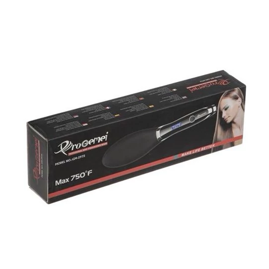 برس حرارتی جیمی مدل GM-2972 | برس صافکننده و حالتدهنده مو با صفحات سرامیکی -قسطی+ارسال رایگان