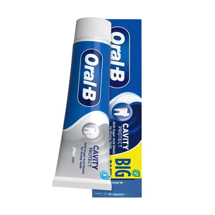 خمیر دندان اورال بی مدل CAVITY PROTECT حجم 100 میلی لیتر