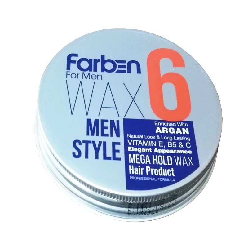 واکس مو فاربن شماره 6 Farben Hair Wax For Men حجم 150 میلیلیتر