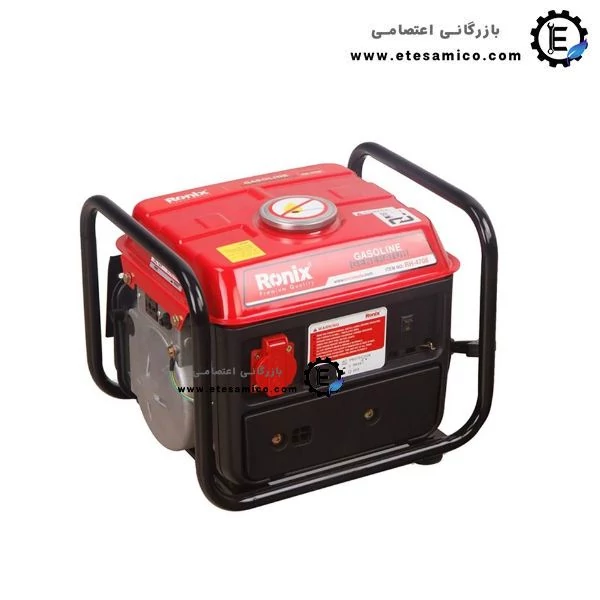 ژنراتور (موتور برق)  تک فار بنزینی 800 وات رونیکس مدل RH-4708