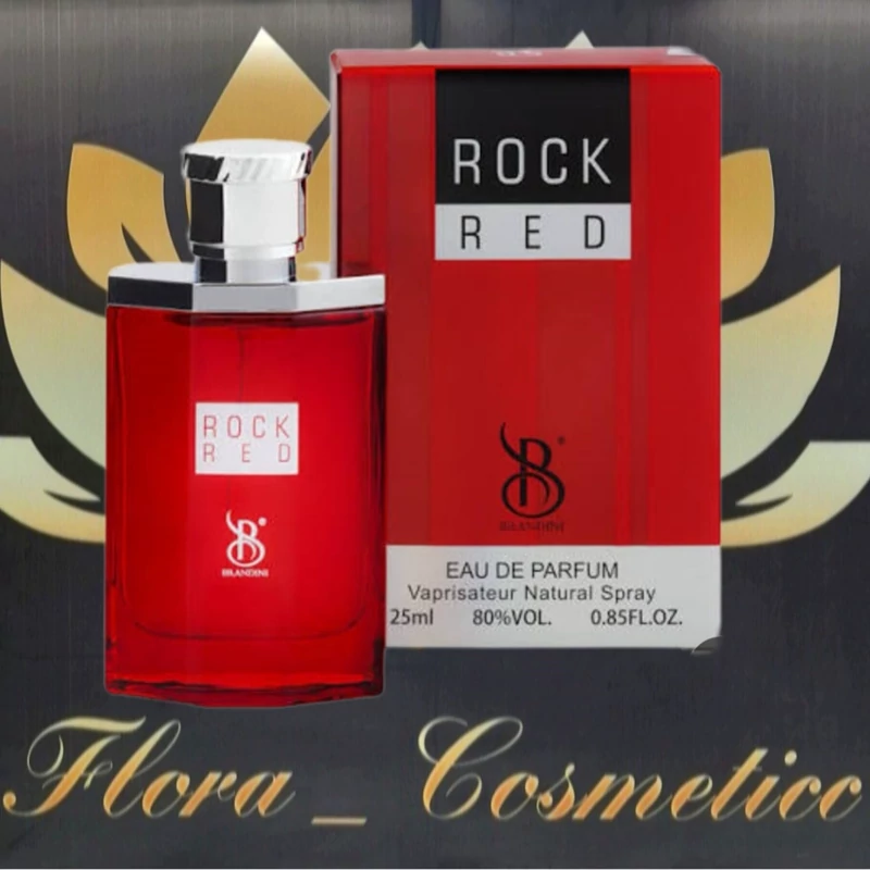 عطر جیبی مردانه برندینی مدل راک رد حجم 25 میلی لیتر