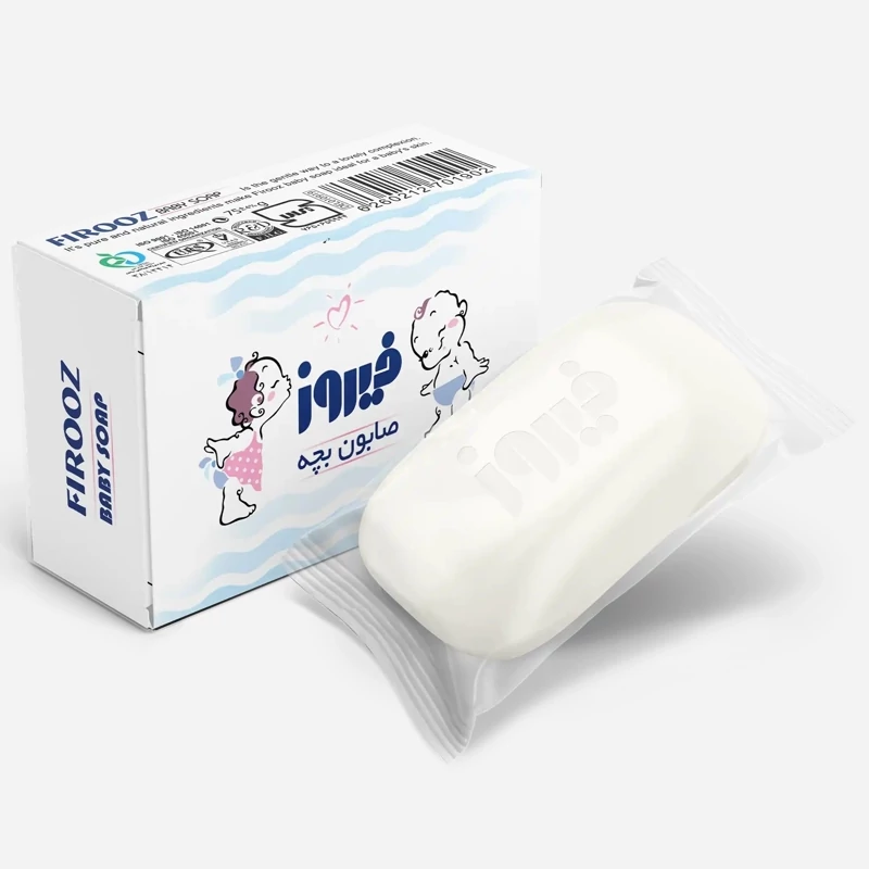 بسته 2 عددی صابون بچه کلاسیک 100 گرمی فیروز