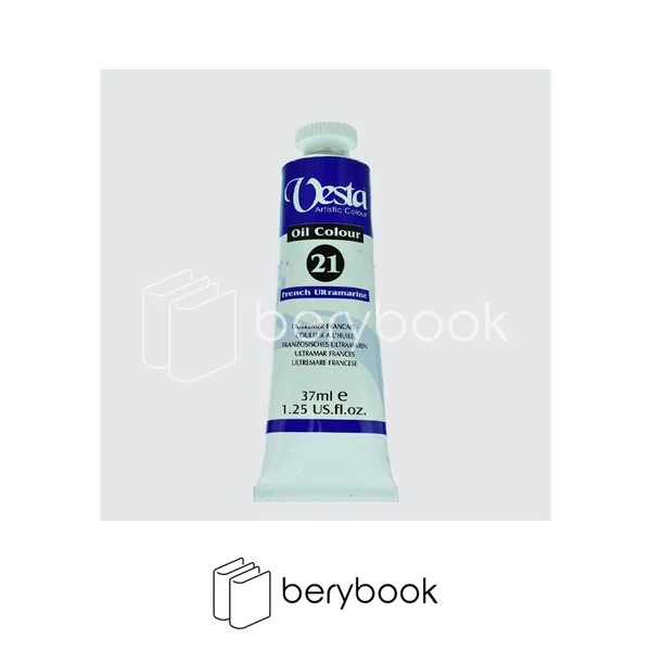 رنگ اکریلیک وستا 75ml/کد21/ French Ultramarine