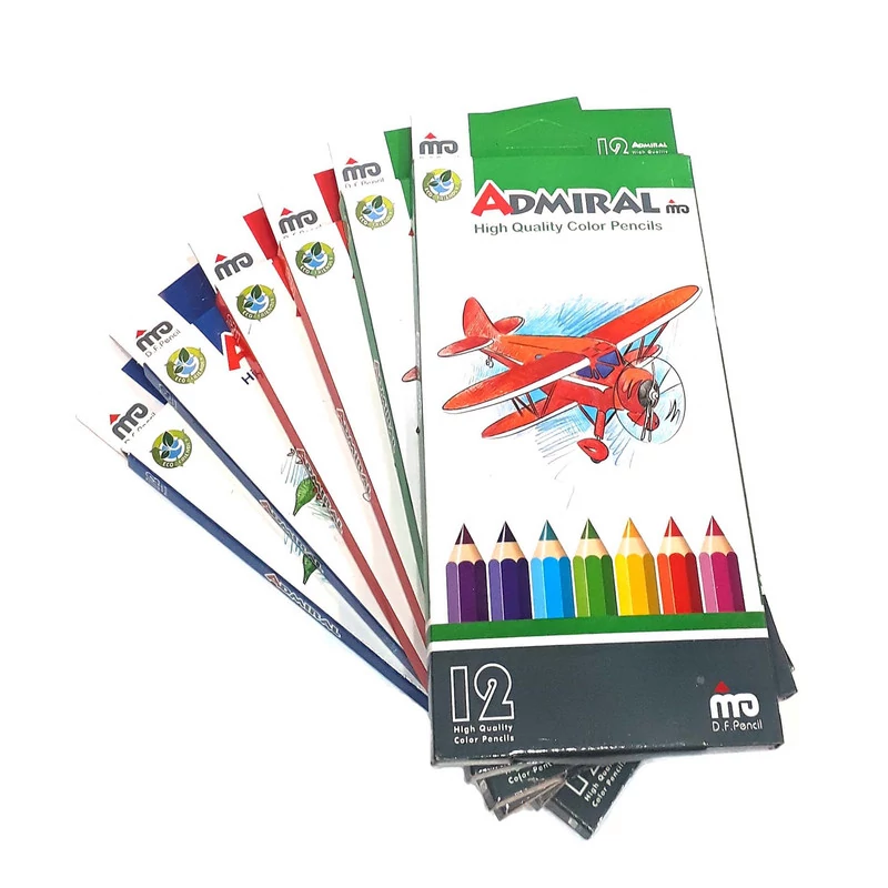 مداد رنگی 12 رنگ آدمیرال Admiral 761C