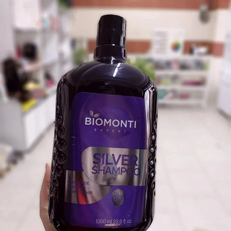 شامپو ضد زردی و سیلور بیومونتی BIOMONTI SILVER حجم 1000 میل