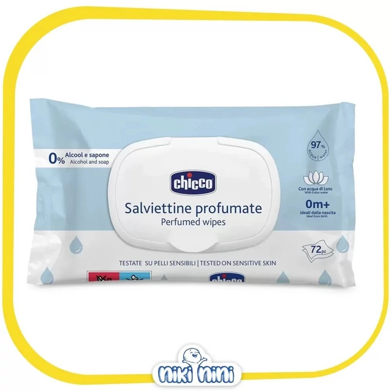 دستمال مرطوب 72 عددی چیکو Chicco مدل Profumate