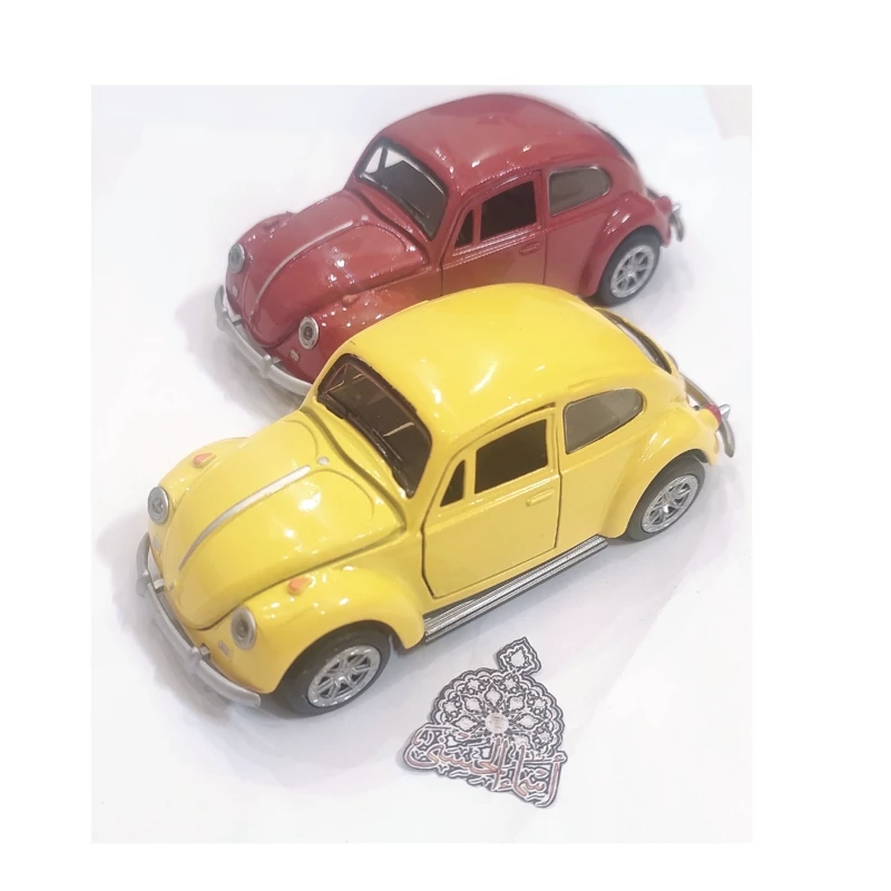 ماکت ماشین Volkswagen Beetle رنگ قرمز مات