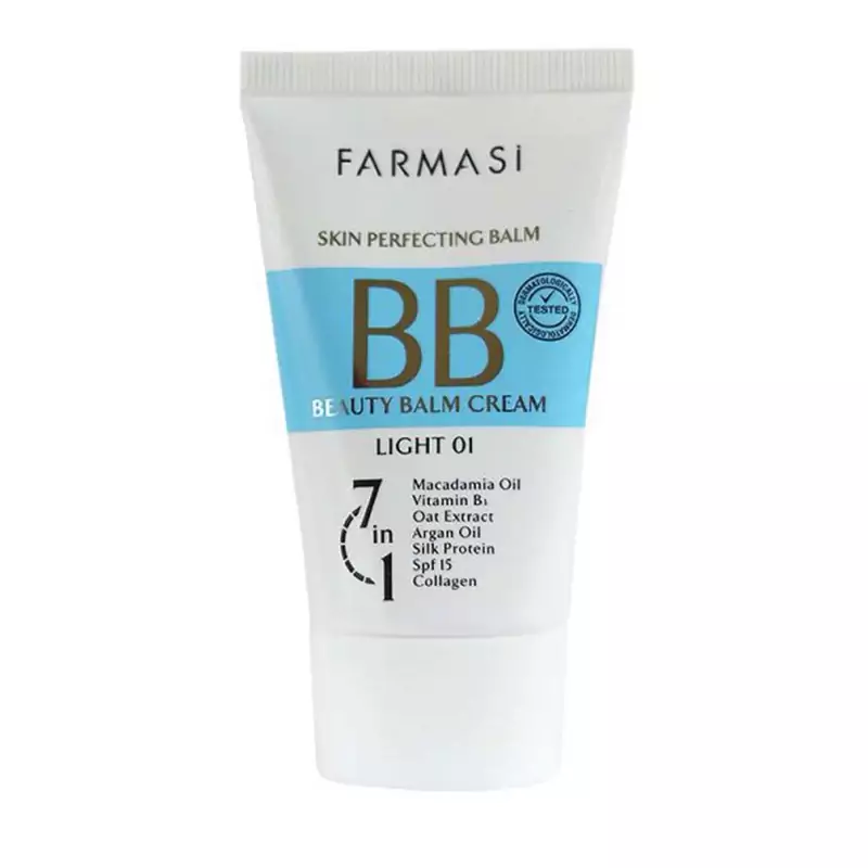 کرم پودر فارماسی BB شماره 01 حجم 50 میلی لیتر FARMASI