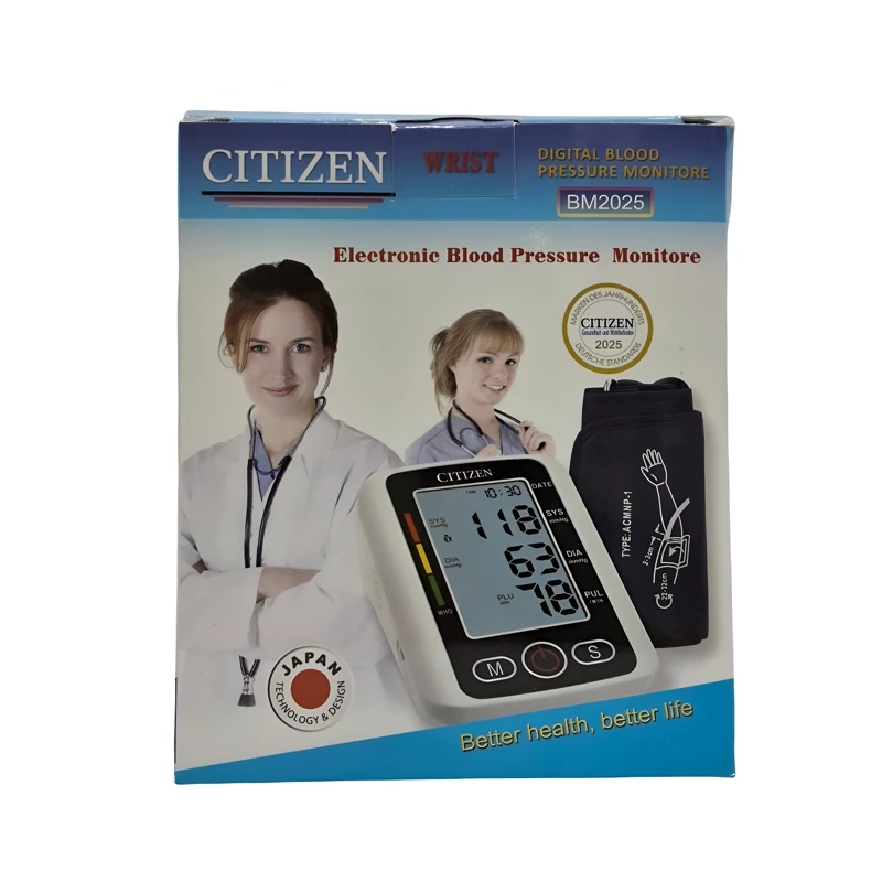 دستگاه فشار خون دیجیتالی سخنگو مارک سی تی زن اصلی مدل CITIZEN ct-8036