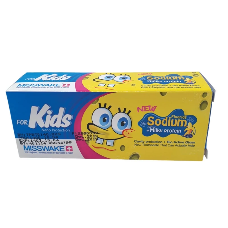 خمیر دندان کودک میسویک مدل Bob Sponje حجم 50 میلی لیتر