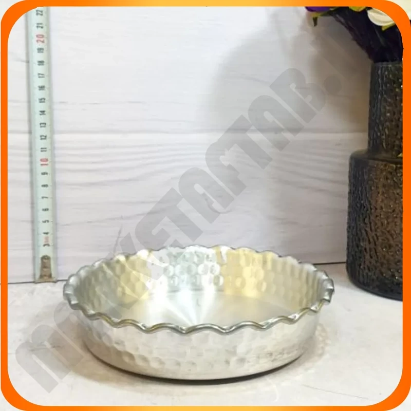 سرویس تابه 5عددی چکشی تکدسته لب کنگره لیزری شهرزاد ست ماهیتابه