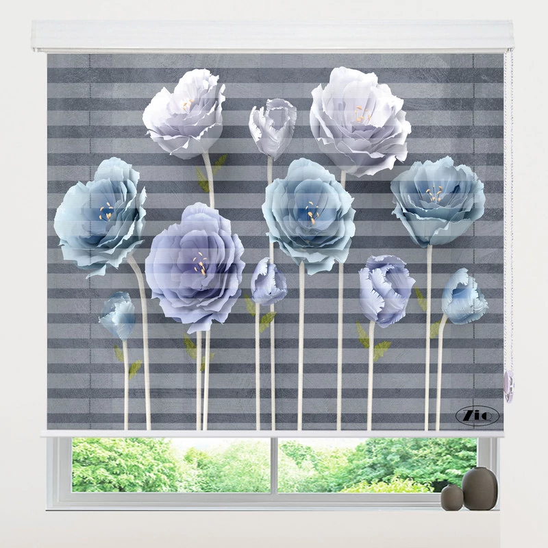 پرده زبرا زیو مدل 3D-1058سایز 150x150 سانتی متر
