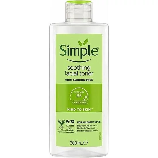 تونر بدون الکل سیمپل Kind to Skin Simple