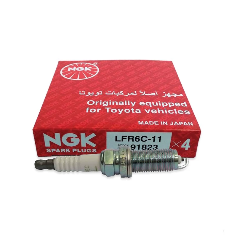شمع پایه بلند دوپلاتین NGK ساخت ژاپن مناسب 206 تیپ 5 و پژو 207 ارسال فوری