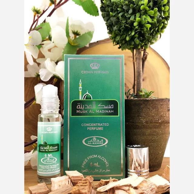 عطر مسک المدینه برند الرحاب 6 میل ساخت کشور امارات 