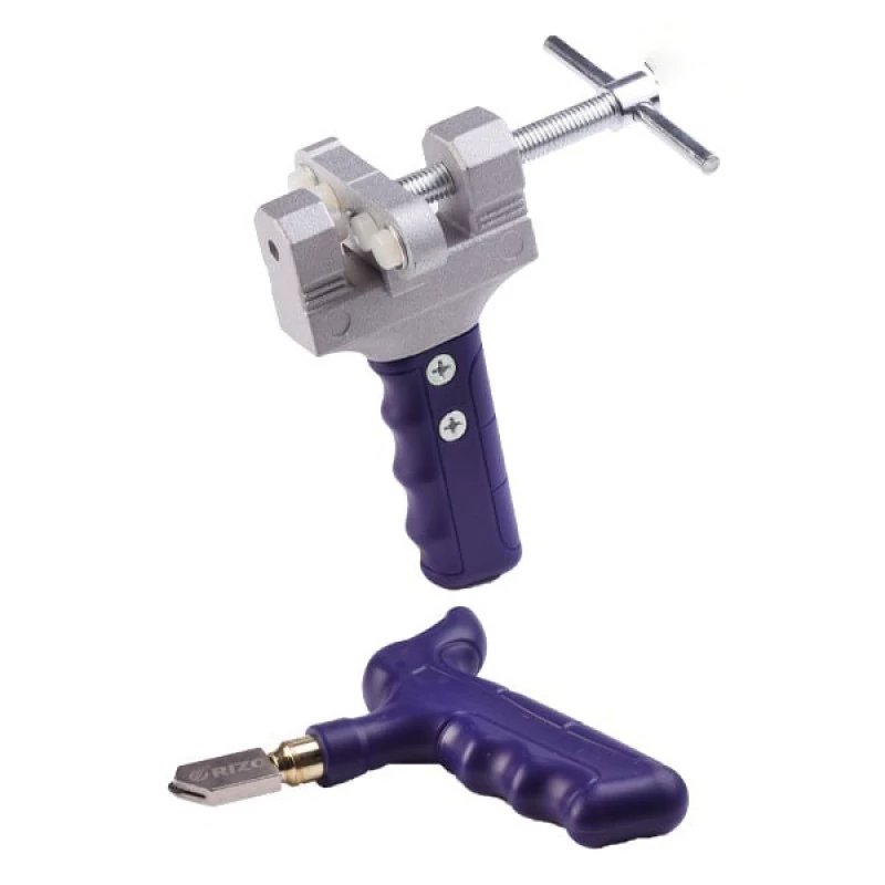 انبر بشکن کاشی و سرامیک ریزو مدل سه کاره کد YP-HTC2-12MM مجموعه 2 عددی