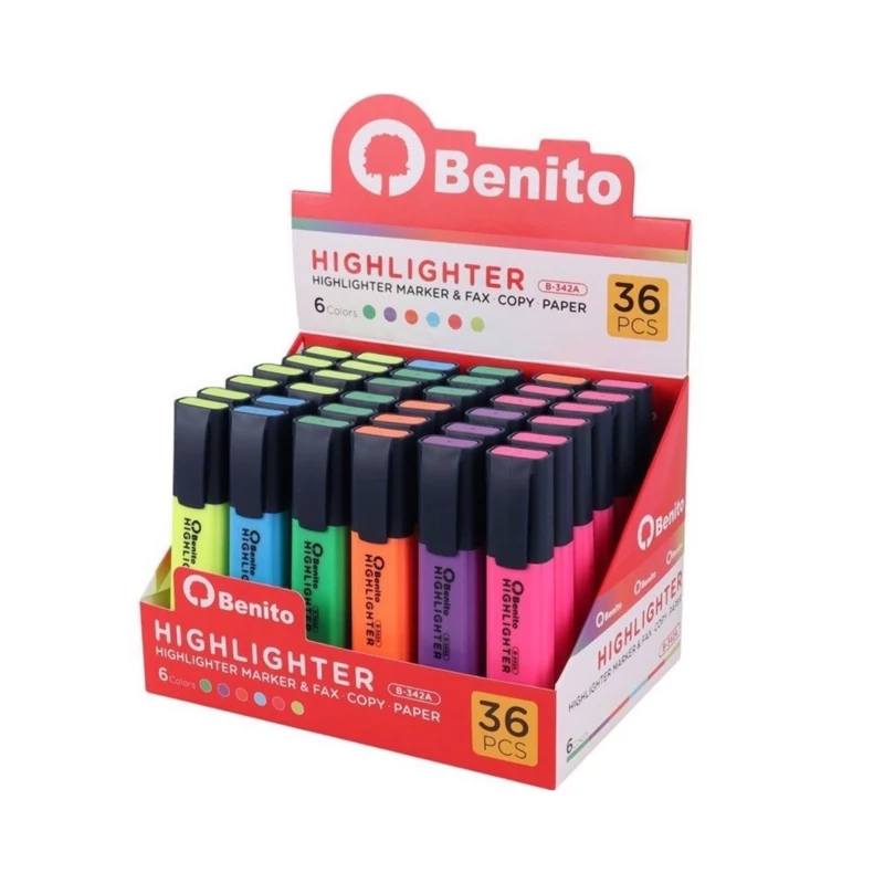 ماژیک هایلایت Benito B-342A با طراحی مدرن و تولید جدید
