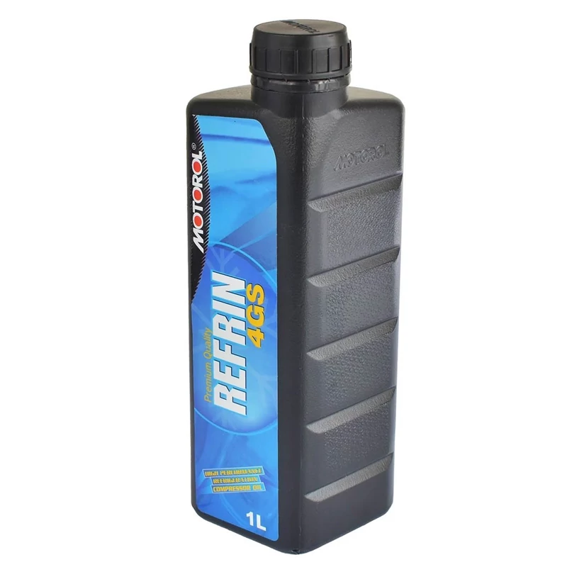 روغن کمپرسور برودتی MOTOROL REFRIN 4GS (سری GS) حجم 1 لیتر ISO VG 46 ساخت امارات متحده عربی (روغن پایه بکر)