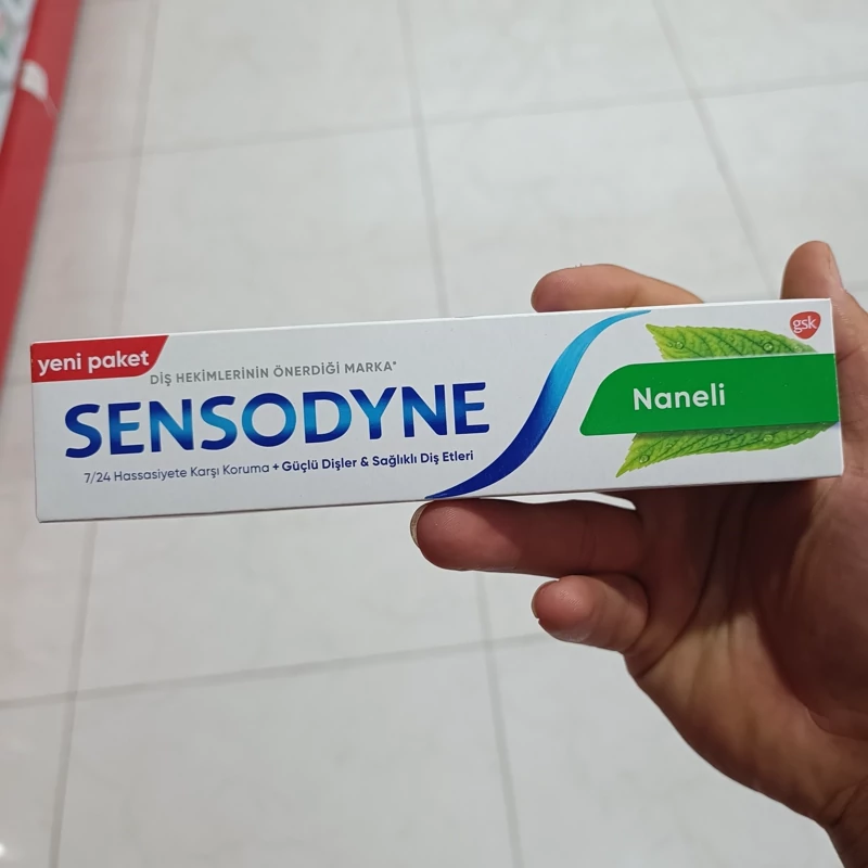 خمیر دندان ضد حساسیت سنسوداین Sensodyne مدل Naneli حجم 100 میل