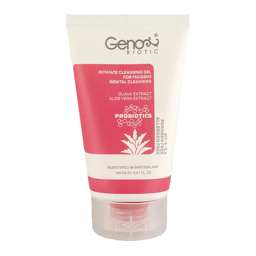 ژل بهداشتی پروبیوتیک دوشیزگان ژنوبایوتیک حجم 150ml