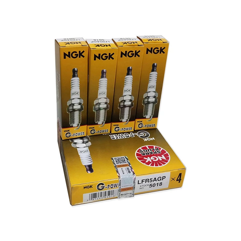 شمع سوزنی جی پاور پلاتینیوم پایه بلند انجیکا 5018 NGK LFR5AGP