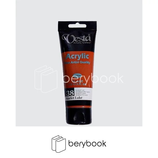 رنگ روغن وستا 37ml/کد38/Cadmium Red Hue
