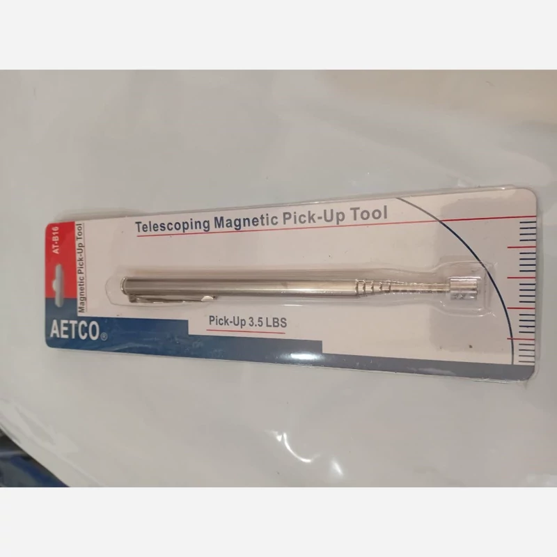 خودکار آهنربایی آنتی تلسکوپی داخل سیلندر قطر 8mm اینکو AETCO مدل AT-B16 بدنه استیل ( 55 سانت )
