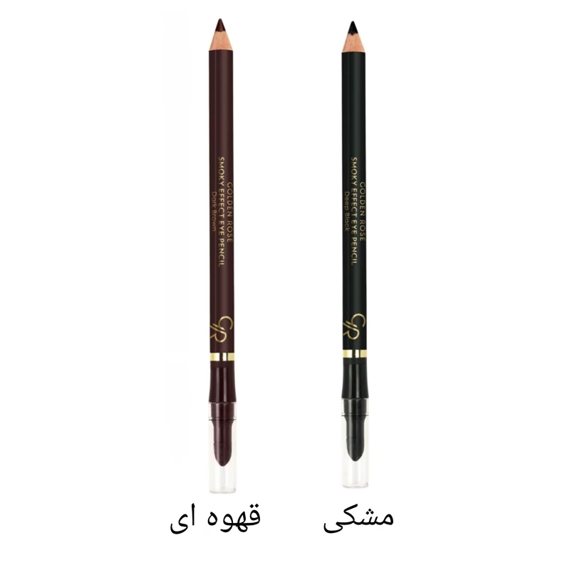 مداد چشم گلدن رز قهوه ایی تیره مدل Smoky Effect