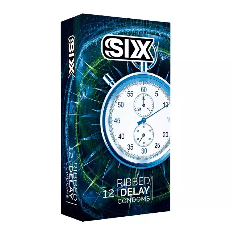 سیکس کاندوم 12 عددی Ribbed Delay