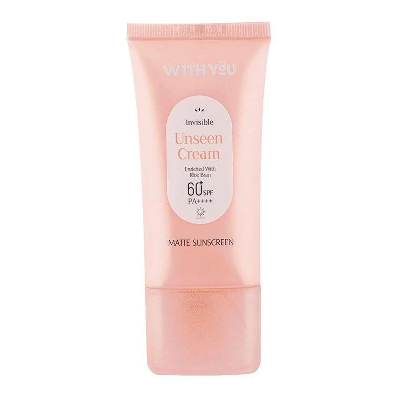 کرم ضد آفتاب بی رنگ ویت یو با SPF 60 حجم 50 میلی لیتر With You Sunscreen Cream SPF60 50ml