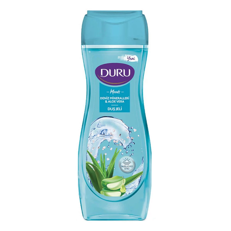 شامپو بدن دورو مدل مواد معدنی ساحلی و آلوئه ورا DURU ENIZ MINERALLERI ALOE VERA 