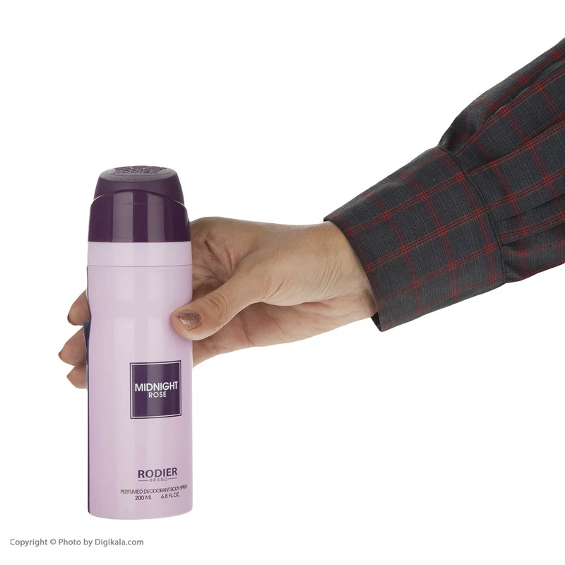اسپری خوشبوکننده بدن زنانه رودیر رایحه میدنایت رز | RODIER Body Spray Midnight Rose
