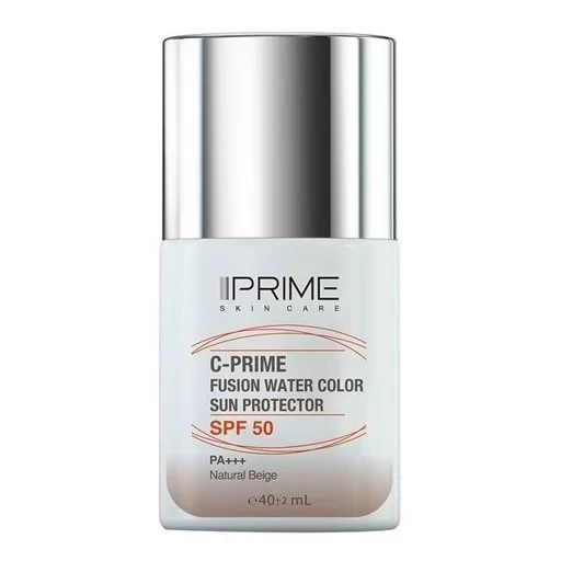 فلوئید ضد آفتاب پرایم SPF50 فیوژن واتر بژ طبیعی پریم