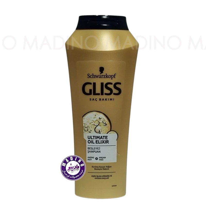 شامپو ترمیم کننده گلیس GLISS مدل Ultimate Oil Elixir حجم 500 میلی