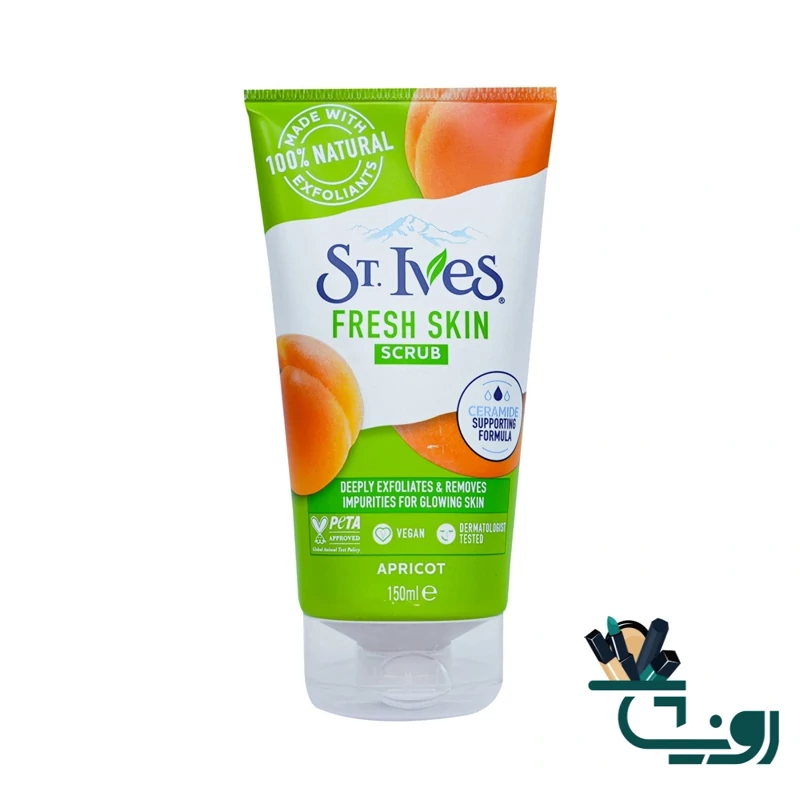 اسکراب لایه بردار پوست زرد آلو سنت ایوز 150 گرم