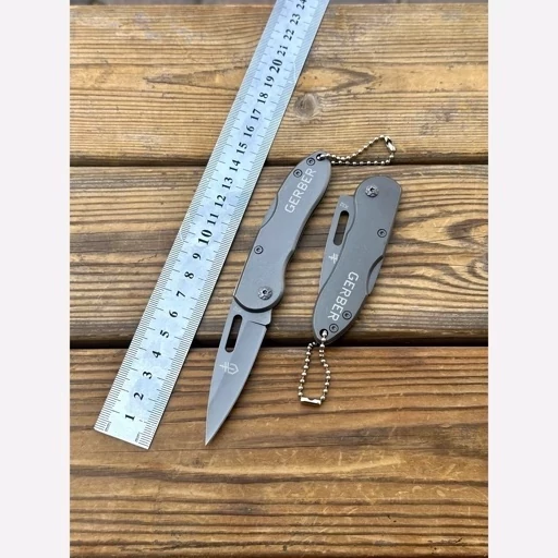 چاقو جیبی تاشو گربر مدل X32 ضد زنگ کوچک