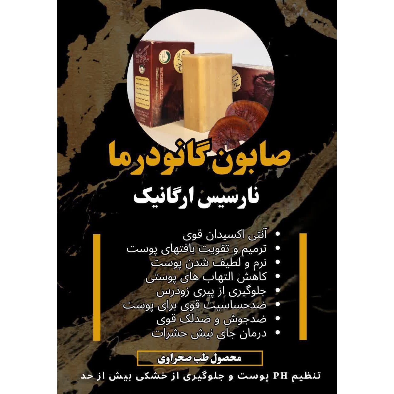 صابون گانودرما نارسیس ارگانیک