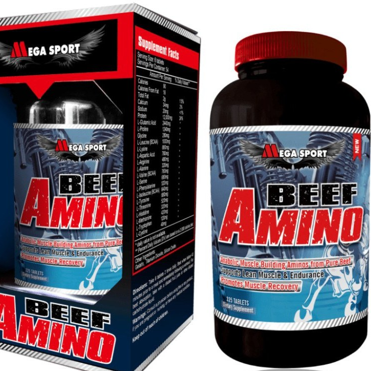 آمینو بیف مگا اسپرت (Mega Sport Beef Amino) 325 قرص اورجینال آمریکایی