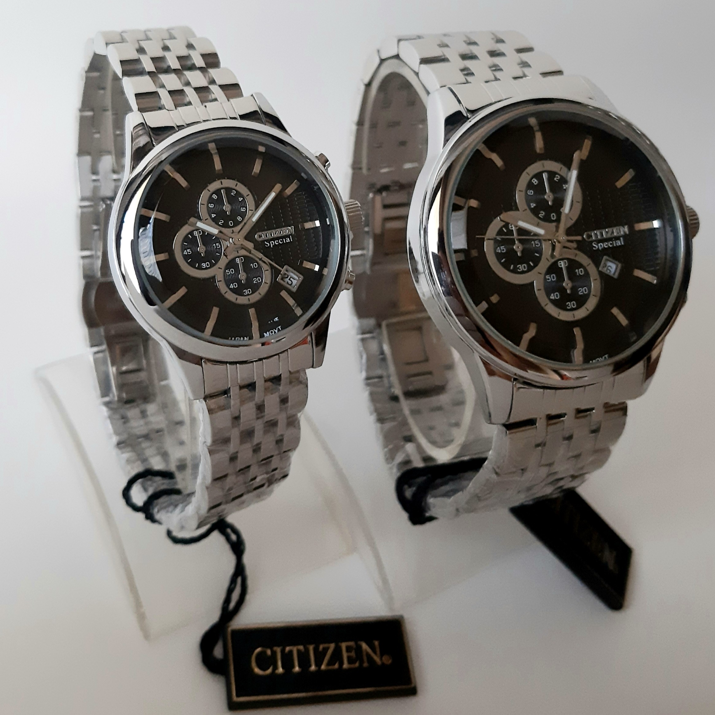 ساعت مچی ست سیتیزن اسپشیال citizen special طرح 3 موتوره ساعت بند استیل رنگ ثابت ساعت عبدی ساعت موتور ژاپن تکی موجوده