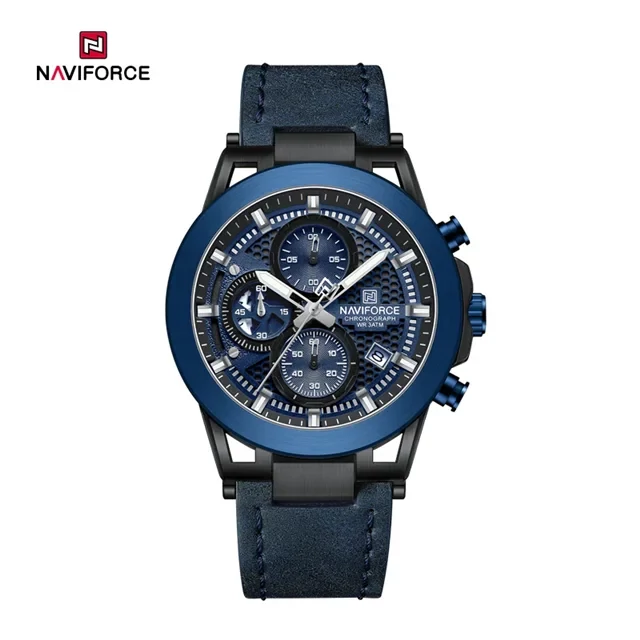 ساعت مچی کرنوگراف مردانه نیوی فورس NAVIFORCE مدل Nf8073 موتور ژاپن