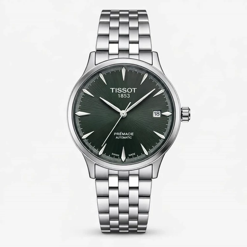 ساعت مچی ست مردانه زنانه تیسوت دارای شش ماه گارانتی جعبه کادویی Tissot
