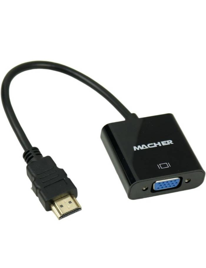 تبدیل HDMI به VGA برند MACHER مناسب لپتاپ و مانیتور