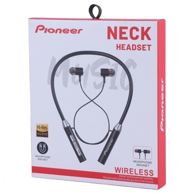 هدفون گردنی PIONEER NECK هندزفری بلوتوثی ورزشی بی سیم با صدای HD و باتری قوی