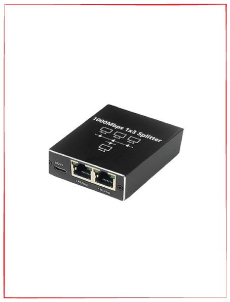 اسپلیتر 1 به 3 شبکه RJ45
