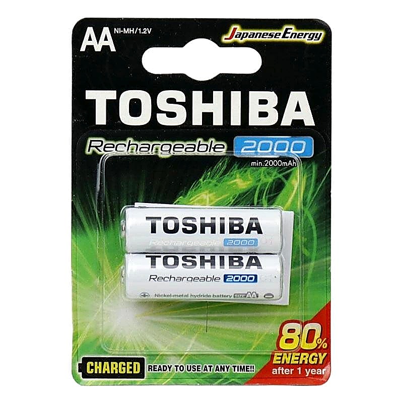 باطری قلمی توشیبا مدل TNH-6GME BP-2C AA بسته دو عددی کد 8110