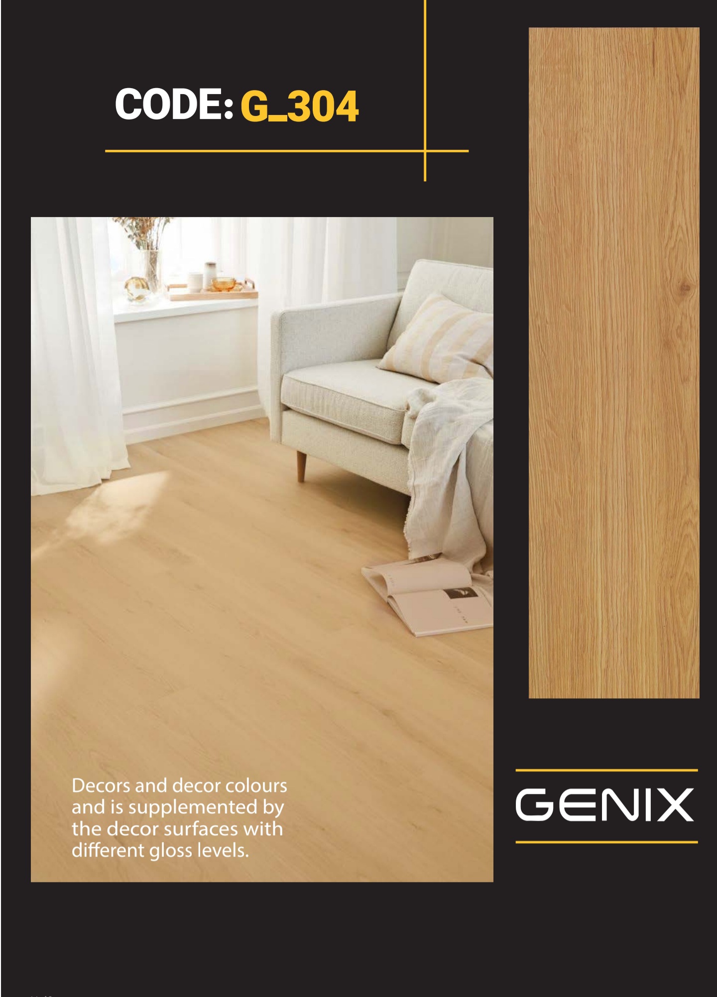 پارکت لمینت جنیکس G-304
