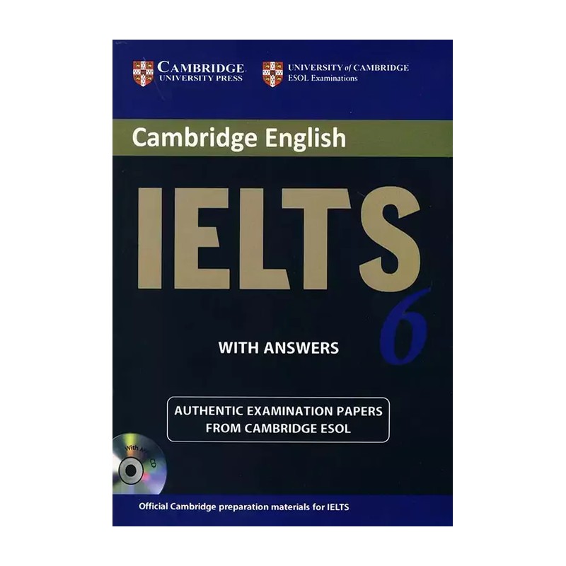 کتاب کمبریج ایلتس 6 نمونه سوالات آزمون ایلتس با پاسخنامه cambridge ielts 6