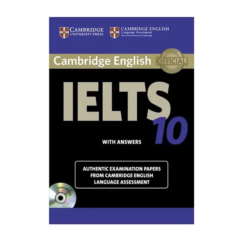 آیلتس کمبریج ده سایز وزیری  Cambridge English IELTS 10