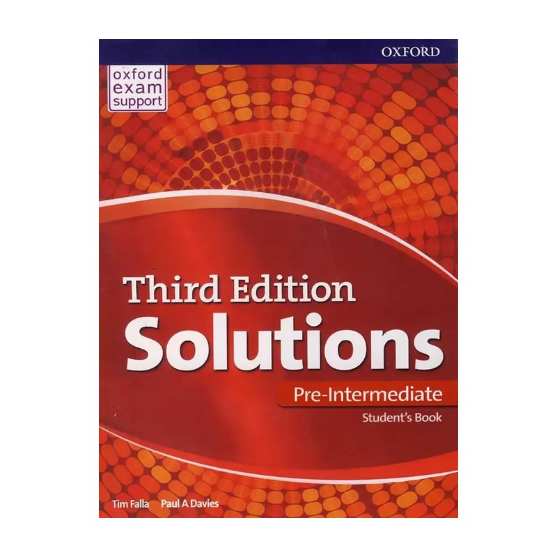 کتاب سولوشنز Solution Pre Intermediate 3rd 