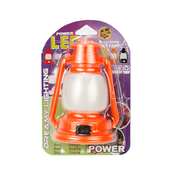 چراغ خواب پاور ( power ) مدل 3 وات طرح فانوس ( 2 شاخه دار ) بسته 24 عددی - پس کرایه